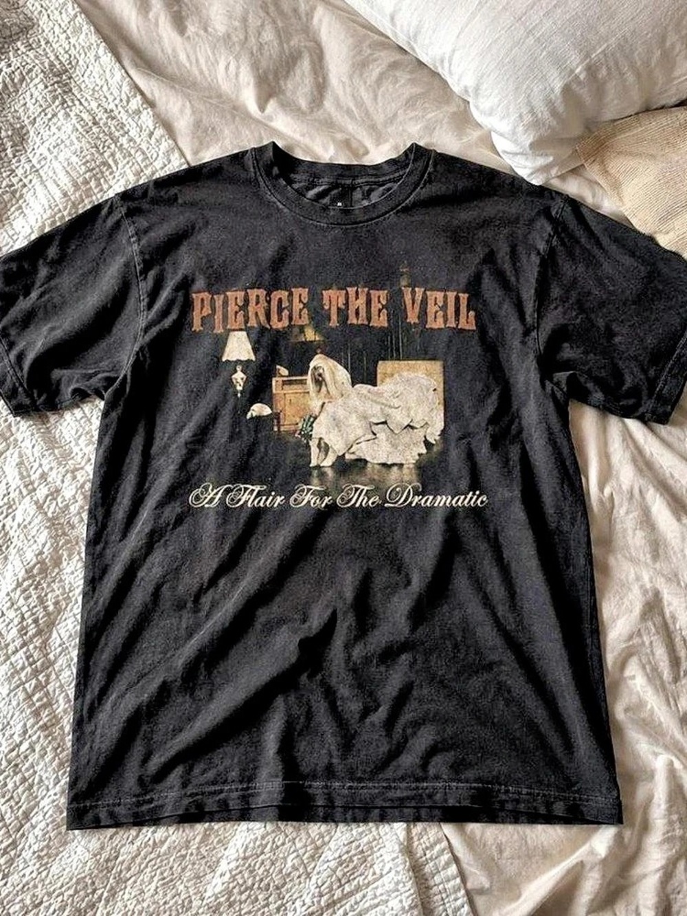 Pierce the Veil A Flair for the Dramatic Album Tee Black